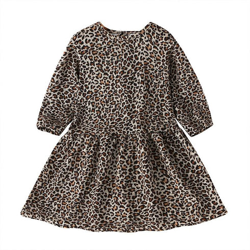 Girl's Leopard Dress
